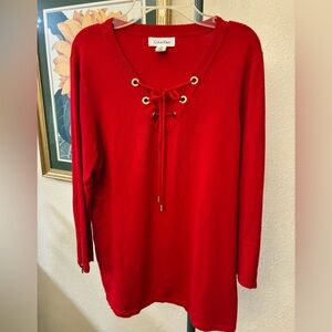 Calvin Klein Red Sweater